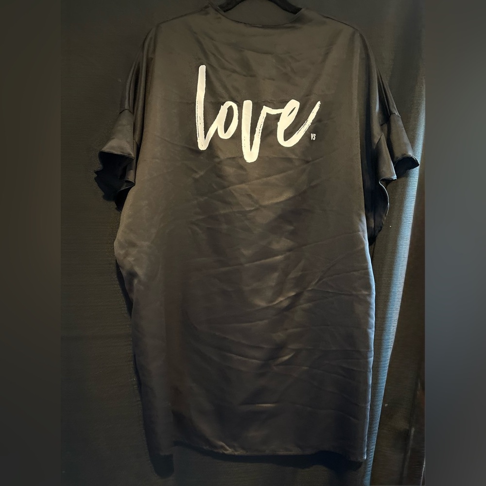 Victoria secrets black Love robe